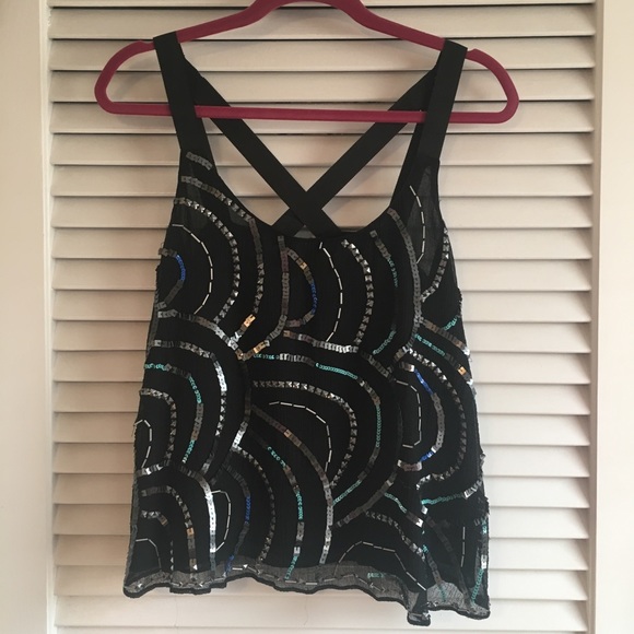 Free People Beaded Top - Picture 1 of 4